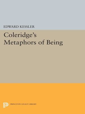 cover image of Coleridge's Metaphors of Being